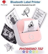 Phomemo T02 Sticker Printer Thermal Print Pods Mini Printer Print Pods Xmas Gift picture