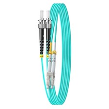 1 PCS Multimode OM3 LC ST Fiber Patch Cable 50m/164ft Duplex 10G/40G 50/125um picture
