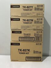Kyocera TK-827 Toner Kit set of 4 KYCM for KM-C4035E KM-C3232 KM-C2520 New picture