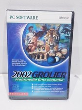 The 2002 Grolier Multimedia Encyclopedia PC Software - New Sealed picture
