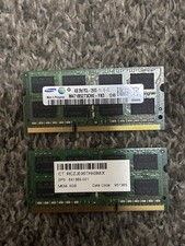 Samsung 8GB 2x4GB DDR3L-1600 PC3L-12800S SODIMM M471B5273CH0-YK0 HP 641369-001 picture