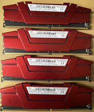 G.Skill Ripjaws V 64GB (4X16GB) DDR4 2400 RAM PC4-19200 F4-2400C15Q-64GVR-TESTED picture