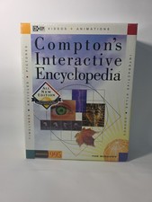 New SEALED 1995 EDITION COMPTON'S INTERACTIVE ENCYCLOPEDIA PC BIG BOX picture