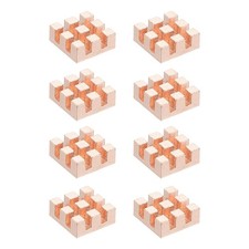8 Pcs Copper Heatsink 10x10x4mm, Heat Sink Cooler Radiator for Raspberry Pi picture