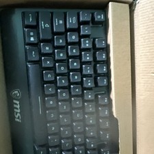 MSI VIGOR GK30 US LED Gaming Keyboard OPEN BOX - CLEAN- NEW tested picture