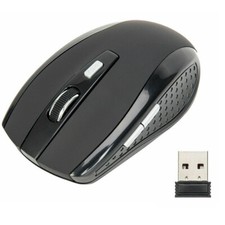 Black Wireless Mouse Optical USB Laptop PC Computer 2.4GHZ DPI picture