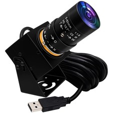 ELP 4K USB Camera with Microphone Manual Zoom Webcam 5-50mm Variable Focus PC Ca picture