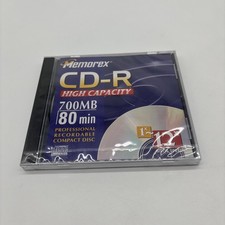 Memorex CD-R 12x 700MB 80-Minute BRAND NEW IN SEALED picture