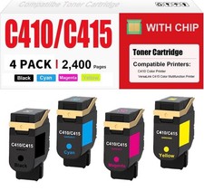 C410 C415 Toner Cartridge for C410 C410DN VersaLink C415 C415DN Printers 4Pack picture