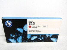 OEM HP 745 Chromatic Red 300ml Ink Cartridge F9K06A for Z2600 Z5600 - Expired picture