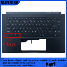New For MSI Prestige 15 P15 MS-16S3 Upper Case Palmrest Cover Backlit Keyboard picture