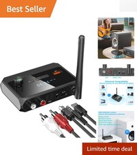 Compact Bluetooth 5.4 Receiver with Optical, RCA & AUX - Upgrade Your Home Audio picture