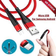 Heavy Duty Micro USB Fast Charger Charging Cable Cord For Samsung Android HTC LG picture