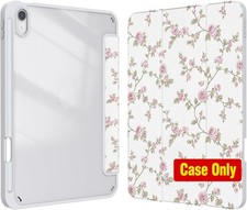 Case for iPad 11th Gen, Floral Design, Shockproof Protection for 10th Gen picture