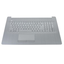 For HP Pavilion 17-BY 17-CA Palm Rest Non-Backlit Keyboard Touchpad Silver picture
