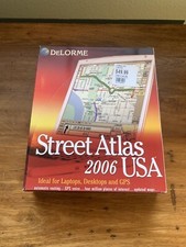 Street Atlas USA 2006 PC CD trip route mapping, map roads planning GPS tools app picture