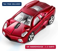 Sports Car Shaped Computer Mouse [Updated] with LED Headlights, 1600 DPI Optical picture