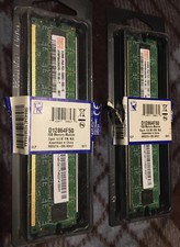 Two ( 2 ) Kingston 1GB (2x 1GB) D12864F50  Memory Module – NEW Open Box - UNUSED picture