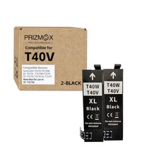 T40V Black Ink Cartridges 2 Pack For Epson T40V120 Ultrachrome XD2 T5170 T3170 picture