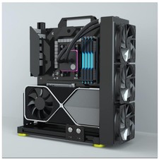 DIY Motherboard Rack with Water-Cooling Support  picture