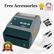 Zebra ZD620 Direct Thermal Barcode Label Printer Cutter USB LAN BT 1 YR WARRANTY picture