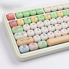 Cute Boys Anime MOG Profile Dyesubs PBT Keycap Set picture