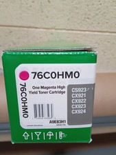 Lexmark 76C0HM0 Magenta Hi Yield Toner Cartridge    Genuine New picture