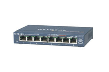 Netgear ProSafe FS108 Fast Ethernet Switch with Power Adapter picture