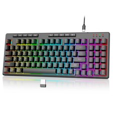 Redragon K517 Pro Wireless Gaming Keyboard, RGB Backlit, Tri-Mode  picture