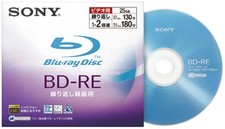 SONY BNE1VBSJ2 BD-RE Video Rewritable 25GB 2x Speed Standard Japan picture