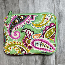 Vera Bradley Green Floral Tech Sleeve picture