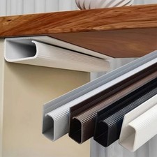 PVC Desk Cable Tray Cable Management Under Desk Channel Cable Raceway Cord 1pc picture