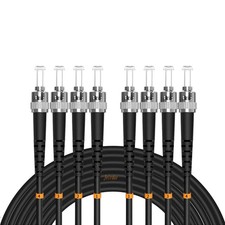 Jeirdus 40M/131ft ST/PC-ST/PC Fiber Optic Cable Jumper picture