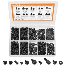 400Pcs Premium Computer Screws Kit for PC, Includes Motherboard Screws, Standoff picture