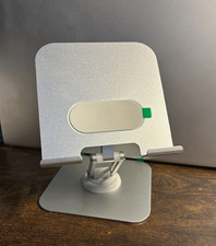 LISEN Q18 Desktop Tablet Stand * Silver * Foldable * Adjustable * New in Box picture