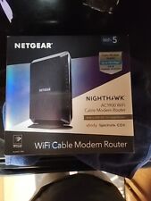 NETGEAR Nighthawk AC1900 WiFi Cable Modem Router C7000v2-100NAS DOCSIS 3.0 picture