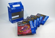 5x Unopened maxell 3.5inch 540MB Rewritable MO Disk from Japan picture