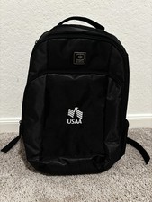 OGIO Roamer Backpack Black Laptop Tablet Multi Pocket Utility USAA Logo picture