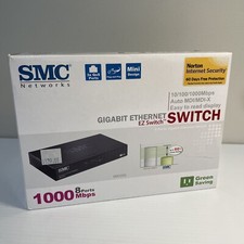 SMC Networks 8 Port PoE Ethernet Switch SMCGS8P 10/100/1000  picture