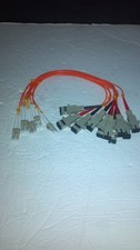 5X 1' Fiber Optic Adapter Cable LC (Male)-SC (Female) Multimode 62.5/125 Duplex picture