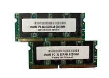 512MB 2 X 256MB 144 Pin PC133 3.3v SDRAM Laptop Notebook SODIMM RAM Memory picture