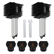 2 Pack 0.4mm A1 Mini/A1/A2L Hotend Kit Hardened Steel Nozzle for Bambu Lab picture
