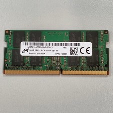 Micron 16GB DDR4 RAM PC4-21300 2666MHz non-ECC SODIMM MTA16ATF2G64HZ-2G6E1 picture