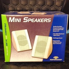 Performance Mini Speakers 3.5mm Plug 4W Full Range for IBM PC picture