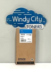 Epson T6532 UltraChrome HDR Cyan Ink Cartridge 200ml For Stylus Pro 4900 OEM NEW picture