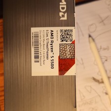 AMD Ryzen 5 5500 6-Core 12-Thread Socket AM4 CPU 3.6GHz 16MB L3 picture