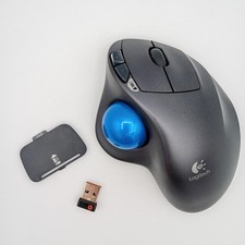 Logitech Logi M570 Wireless Trackball Mouse with USB Dongle Tested Working picture
