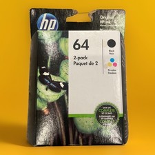 Genuine HP 64 Ink Cartridge Black & Tri-Color - 2 Pack - picture