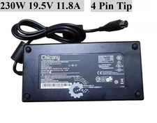 Original Chicony 19.5V 11.8A 230W Charger A12-230P1A 4 Pin Tip Power AC Adapter picture