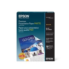 Epson Premium Presentation Paper MATTE (8.5x11 Inches, Double-sided, 50 Sheets) picture